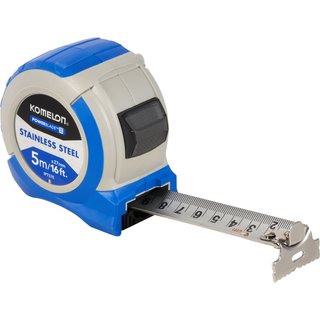 Komelon Stainless Steel PowerBladeâ„¢ Pocket Tape 5m/16ft (Width 27mm) IPT57E