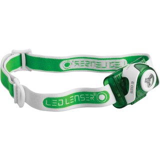 Ledlenser SEO3 LED Headlamp - Green (Test-It Pack) 6103