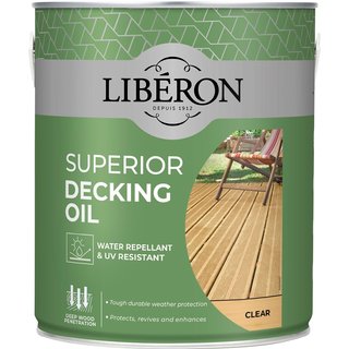 Liberon Superior Decking Oil Clear 5 litre 126106