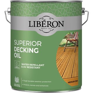 Liberon Superior Decking Oil Medium Oak 5 litre 126107