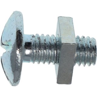 METALMATEĀ® Roofing Bolt & Nut ZP M5 x 12mm (Box 50) MEMRBN0512