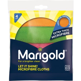 Marigold Marigold Microfibre Cloths Shine x 4 FH150442 173706
