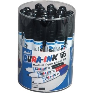 Markal DURA-INK® 55 Medium Taper Marker Black (Tub 20) MRK-96078