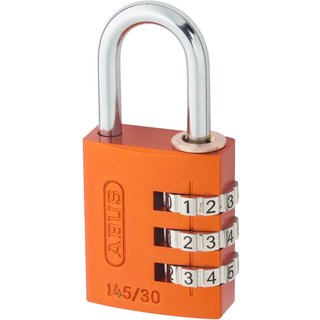 ABUS Mechanical 145/20 20mm Aluminium Combination Padlock Random Colour 46626 10046626-01