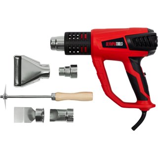 Olympia Power Tools Heat Gun with 5 Accessories 2000W 240V 09-510