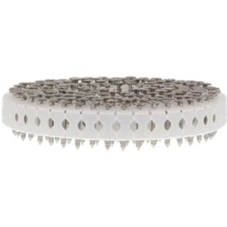 Paslode 0° Plastic Coil Ring Shank Stainless Steel A2 Nails 2.5 x 35mm (Pack 1000) 142207