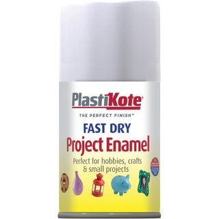 PlastiKote Aerosol White Matt 100ml 102SF 001021