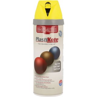 PlastiKote Twist & Spray Satin Lime Green 400ml 022125