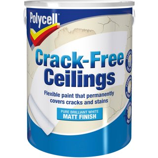 Polycell Crack-Free Ceilings Smooth Matt 5 litre 5084976