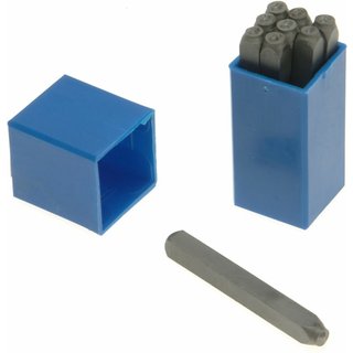Priory 180- 4.0mm Set of Number Punches 5/32in PRI1804