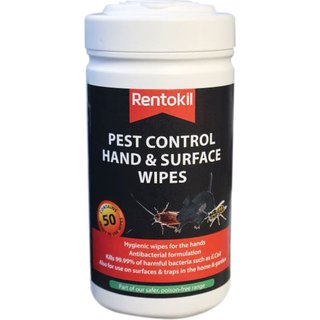 Rentokil Pest Control Hand & Surface Wipes FPW44