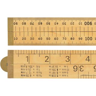 R.S.T. Wooden 4 Fold Rule 1m / 39in (Blister packed) RSR073P