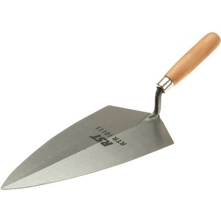 R.S.T. 101 Philadelphia Pattern Brick Trowel Wooden Handle 11in RTR10111