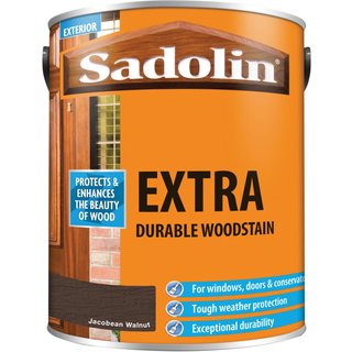 Sadolin Extra Durable Woodstain Jacobean Walnut 5 litre 5012998