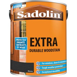 Sadolin Extra Durable Woodstain Ebony 5 litre 5012999