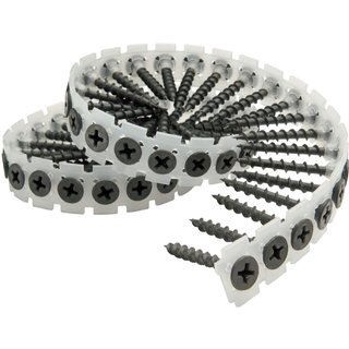 Senco DuraSpinĀ® Collated Screws Drywall to Wood 3.9 x 55mm (Pack 1000) 39A55MP