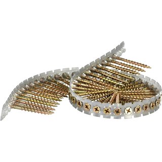 Senco DuraSpinĀ® Collated Screws Flooring/Wood PH2 4.2 x 25mm (Pack 1000) 42K25MY