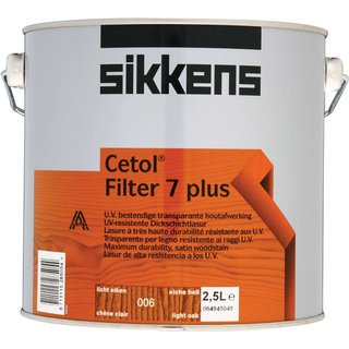 Sikkens Cetol Filter 7 Plus Translucent Woodstain Light Oak 2.5 litre 5085901