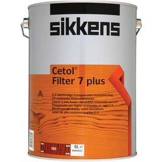 Sikkens Cetol Filter 7 Plus Translucent Woodstain Teak 5 litre 5085978