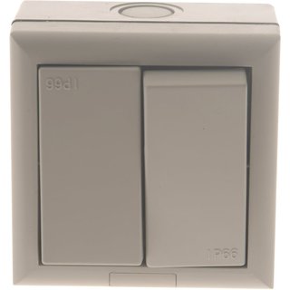 SMJ IP66 2-Way Switch 1-Gang E62G2B-N