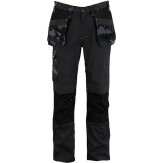STANLEY® Clothing Dixon Slim Fit Trousers Black Camouflage Waist 32in Leg R STW40057-204