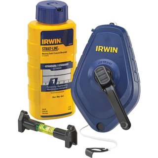 IRWIN® STRAIT-LINE® Chalk Line, Chalk & Level Set 64494LP