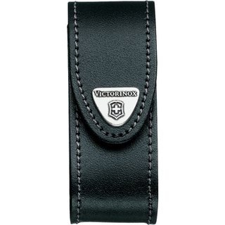 Victorinox Black Leather Belt Pouch (2-4 Layer) 4.0520.3B1