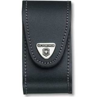 Victorinox Black Leather Belt Pouch (5-8 Layer) 4.0521.3B1