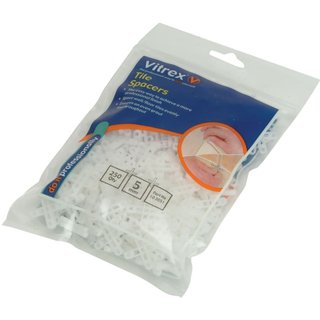 Vitrex Floor Tile Spacers 5mm (Pack 500) 102052