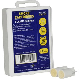 Arctic Hayes Smoke Cartridges Classic 3g Grey (Pack 10) 333003