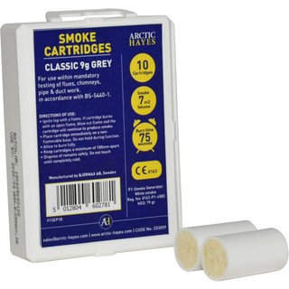Arctic Hayes Smoke Cartridges Classic 9g White (Pack 10) 333009