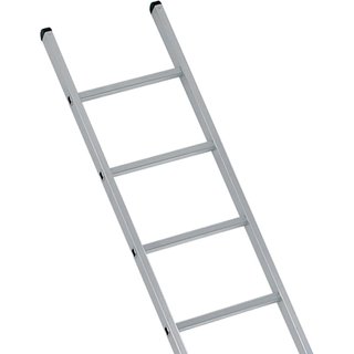 Zarges Industrial Single Aluminium Ladder with Stabiliser Bar 4.73m 16 Rungs 41556