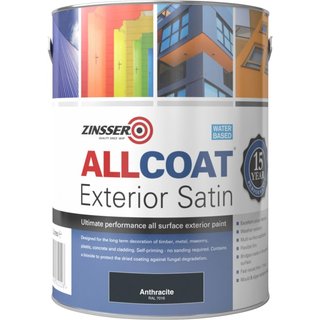 Zinsser AllCoat® Exterior Anthracite 1 litre ZN7200274D1