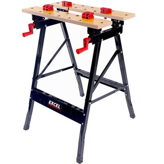 Excel Flip Top Workbench & Foldable Vise with Stand