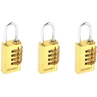 Securit Reset Brass Code Lock S1195