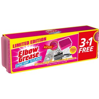 Elbow Grease Hand Grip Pink Scourer EG97