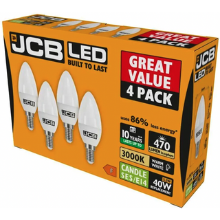 JCB Candle SES 3000k E14 Warm White S15146