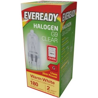 Eveready 240v Oven G9 Lamp S814