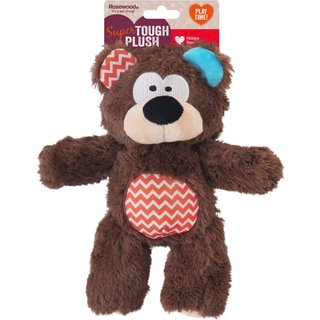 ROSEWOOD Super Tough Plush Bear Dog Toy 39036