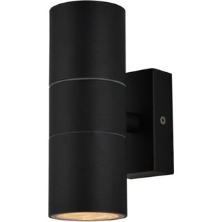 Zinc Leto Up Down Wall Light Black ZN-20941-BLK