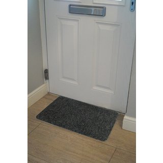 JVL Delta Ribbed Doormat 40 x 60cm 01-227-CH-T