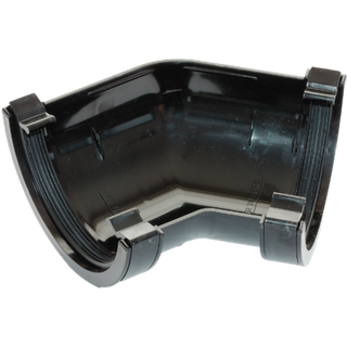 Kayflow Rainwater 135° Round Angle Black RWHRA135B