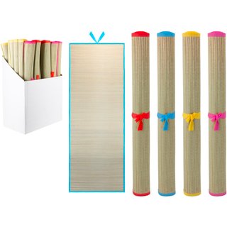 Pms Straw Beach Mat With Cloth Edges 141002
