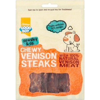 Good Boy Chewy Venison Steaks 5000239056361