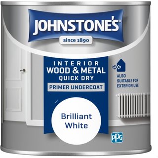 Johnstone's Quick Dry Primer Undercoat - Brilliant White 423322
