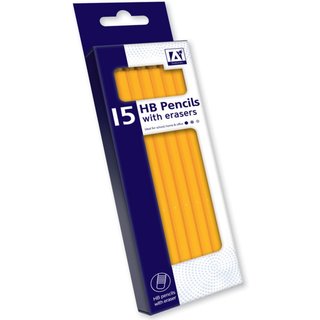 I G Design HB Pencils With Erasers BYV/8