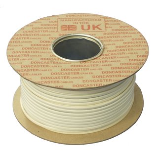 Doncaster Cable 2 Core Flat Flex - White 2192Y0.5W100