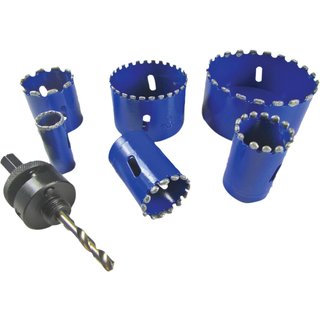 BOA Kitchen & Bathroom Installer Kit Diamond Holesaw Set, 6 Piece 21001