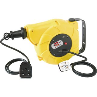 Brennenstuhl Auto Cable Reel 240V 13A 1-Socket 9+2m PVC Cable 1241023300