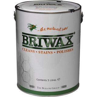 Briwax Wax Polish Original Antique Brown 5 litre BWABN5000